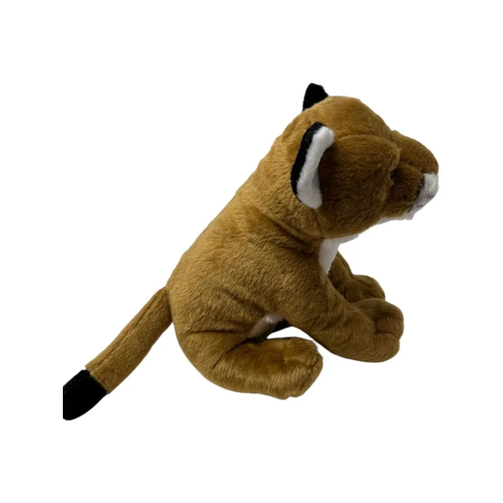 Wild Republic Plush Mountain Lion Size 12 in Tan White Cuddlekins 11515